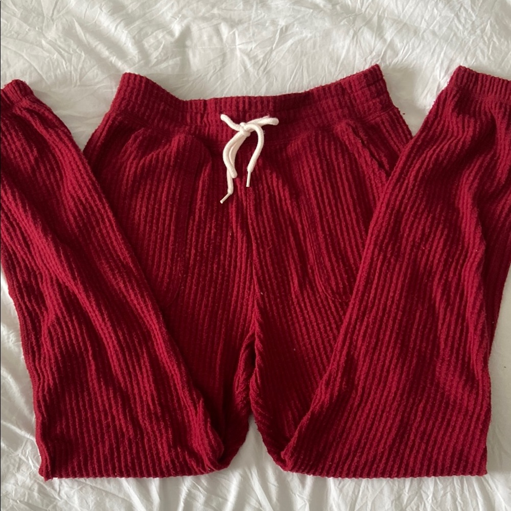 Gilly Hicks Red Sweat Pants